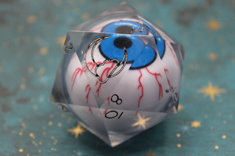 Roll My Eye 55mm D20 Chonk (Blue Eye)