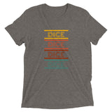 Dice Dice Dice Short sleeve t-shirt (15 colour options)