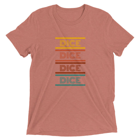 Dice Dice Dice Short sleeve t-shirt (15 colour options)