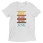 Dice Dice Dice Short sleeve t-shirt (15 colour options)