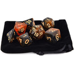 Nebula 7pc Rounded Edge Dice Set