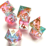 Water Dawn 7Pcs Sharp Edge Dice Set