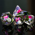 Fae Forest 7pc Rounded Edge Musroom Dice Set