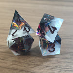 Fallen Angel 7pc Sharp Edge Dice Set