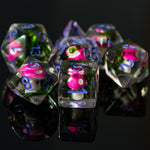Fae Forest 7pc Rounded Edge Musroom Dice Set