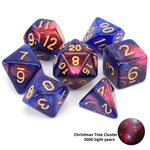 Nebula 7pc Rounded Edge Dice Set