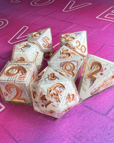 Winter Woodland Dice Set
