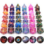 Nebula 7pc Rounded Edge Dice Set