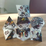 Fallen Angel 7pc Sharp Edge Dice Set