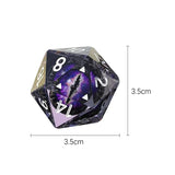 You Woke the Dragon D20 Die