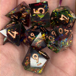 Aurora 7pc Sharp Edge Dice Set