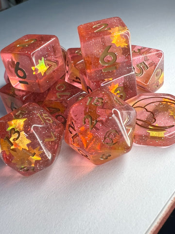 Sundown 12 pc Resin Dice Set